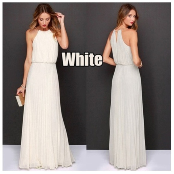 Wine Boho Chiffon Maxi Dress - Picture 3 of 8